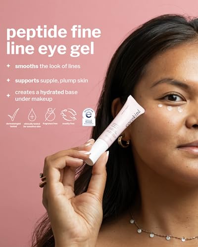 Cocokind Peptide Eye Gel for Fine Lines, 0.5 Fl Oz
