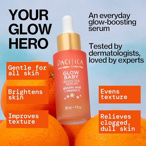 Pacifica Glow Baby Vitamin C Serum - Dark Spot Corrector & Anti-Aging